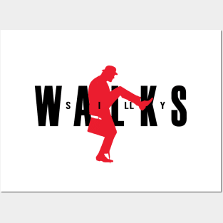 Silly walks Posters and Art